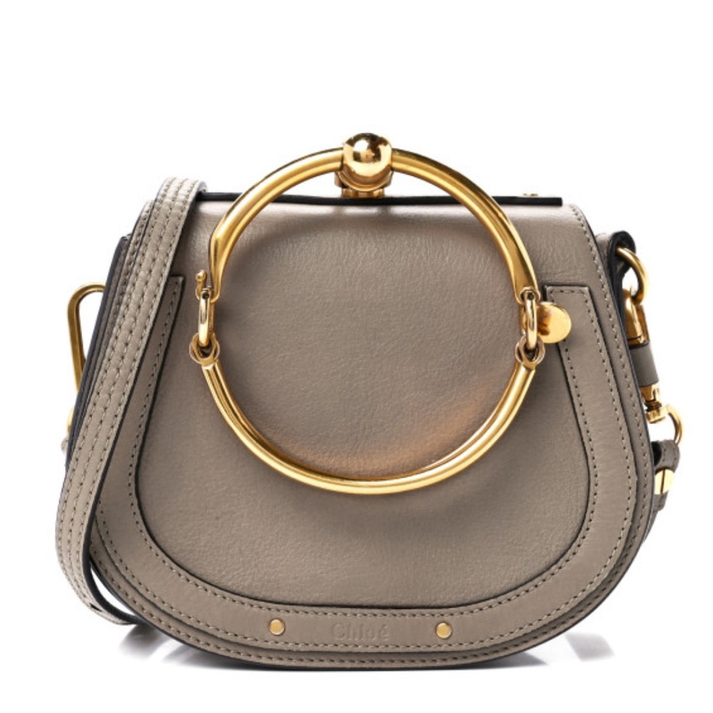 CHLOÉ NILE BAG in MOTTY GREY - Picture 1 of 11